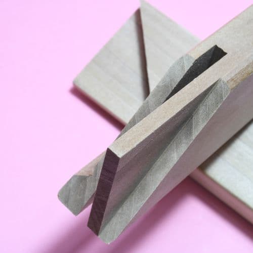 10" APF Workshop 'Special Purchase' Tulip Wood Stretcher Bar. Pair (2 bars) with Keyways