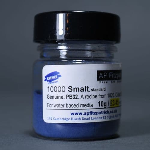 10000 Smalt Blue, Standard, Kremer Pigment, 10g jar
