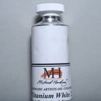 102 Titanium White No. 2 Michael Harding Oil Colour, 225ml tube.  5% off.