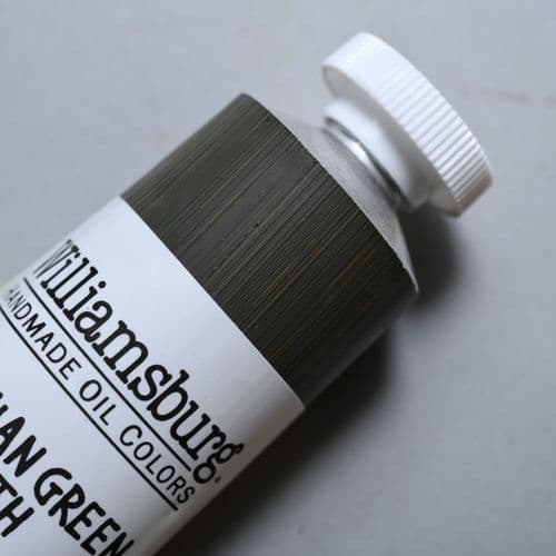 1021 Bohemian Green Earth Williamsburg Handmade Oil Colour, 150ml tube