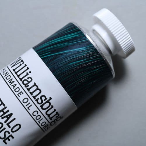 1024 Phthalo Turquoise Williamsburg Handmade Oil Colour, 150ml tube