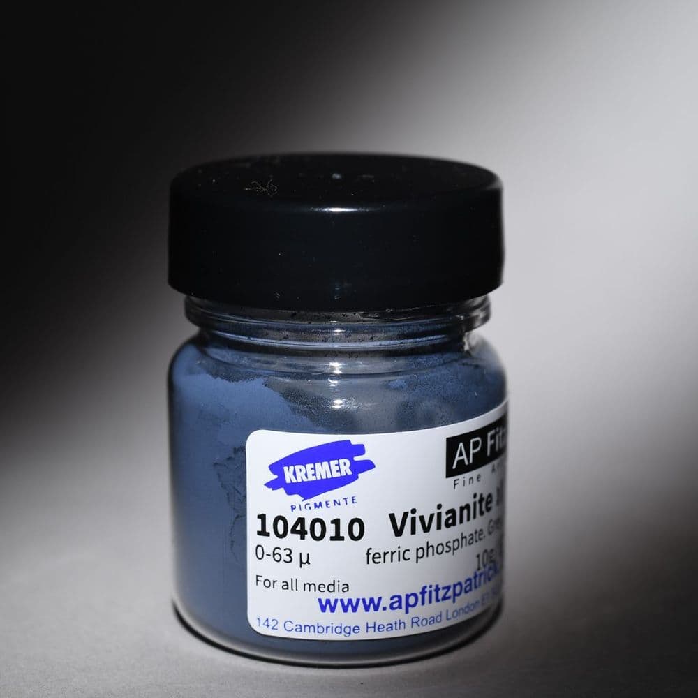 104010 Vivianite ll Kremer Pigment, 10g plastic container