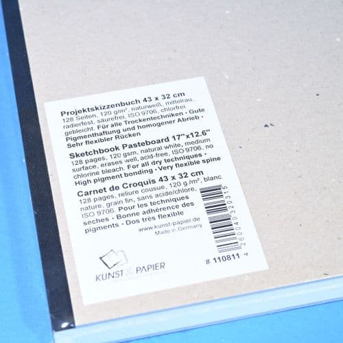 110811 43cm x 32cm Black Spine, APF Studio Sketchbook