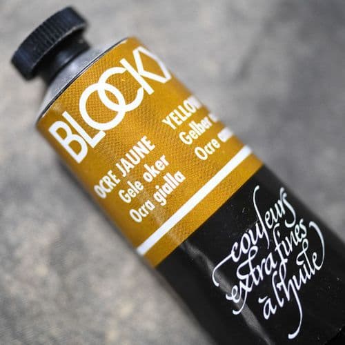 111 Yellow Ochre Blockx Oil Colour, 35ml tube.