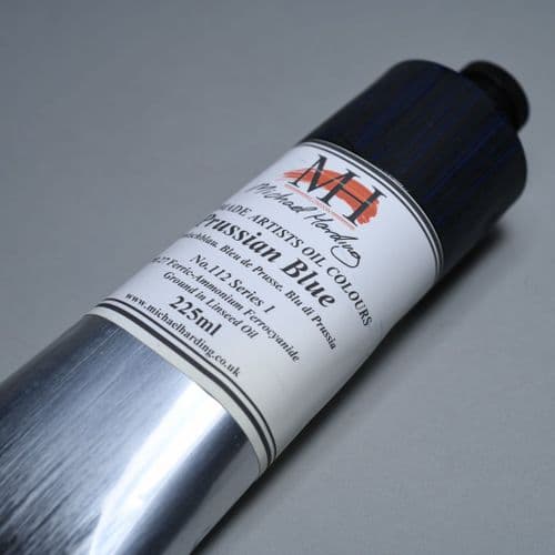 112 Prussian Blue Michael Harding Oil Colour, 225ml tube. 5% off.