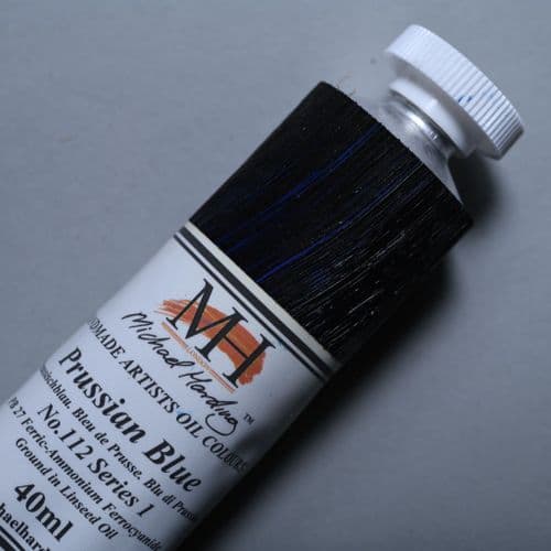 112 Prussian Blue Michael Harding Oil Colour, 40ml tube. 5% off.