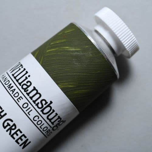 1122 Earth Green Williamsburg Handmade Oil Colour, 150ml tube