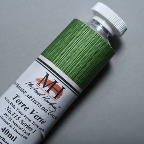 115 Terre Verte Michael Harding Oil Colour, 40ml tube. 5% off.