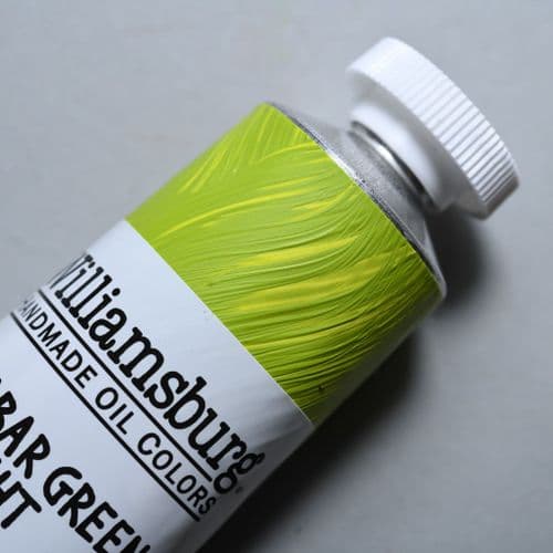 1153 Cinnabar Green Light Williamsburg Handmade Oil Colour, 150ml tube
