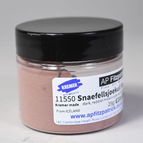 11550 Snaefellsjoekull Red Kremer Pigment, 25g plastic container