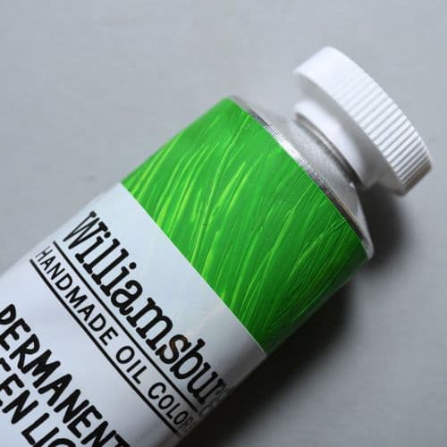 1163 Permanent Green Light Williamsburg Handmade Oil Colour, 150ml tube