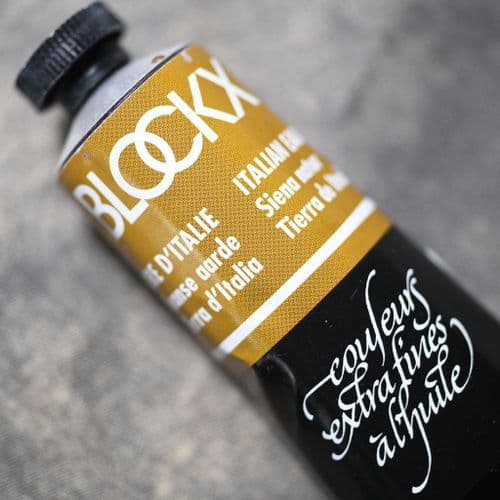 117 Italian Earth Blockx Oil Colour, 35ml tube.