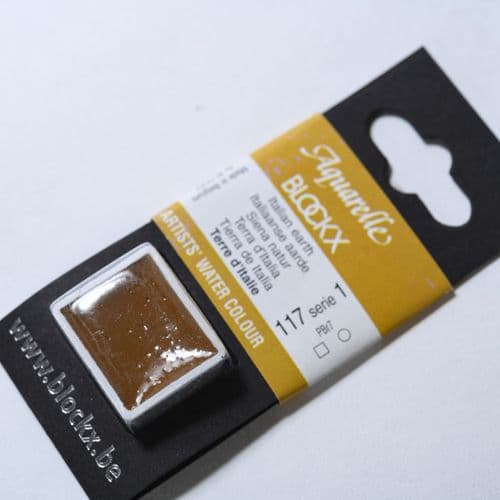 117 Italian Earth Blockx Watercolour Half Pan. 10% off (Discount applied at checkout).