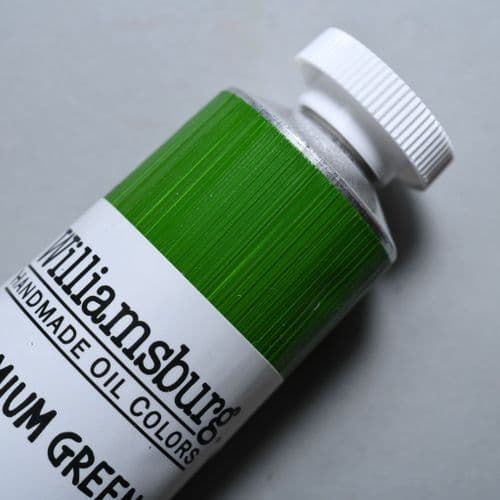 1186 Cadmium Green Williamsburg Handmade Oil Colour, 150ml tube