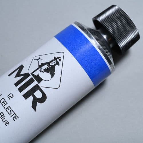 12 Cerulean Blue Mir Oil Colour, 200ml tube