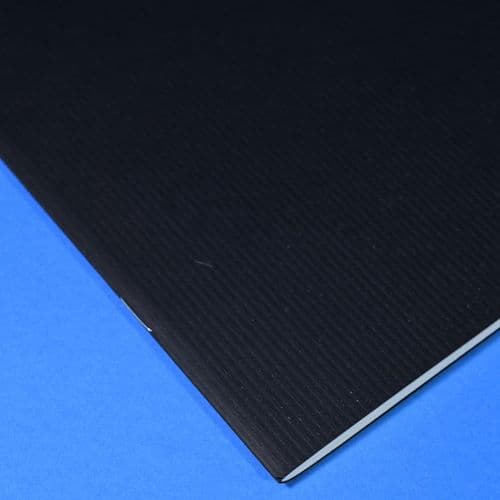 120211 13.5 x 16cm Portrait Black Booklet, 120gsm