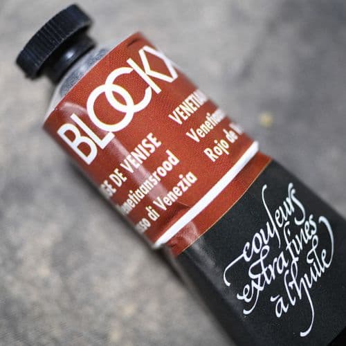 121 Venetian Red Blockx Oil Colour, 35ml tube.