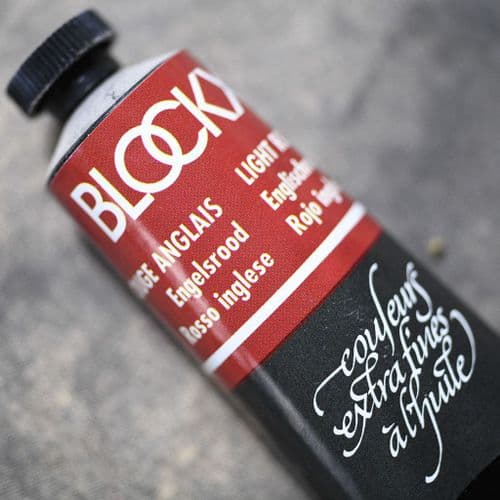 123  Light Red Blockx Oil Colour, 35ml tube.