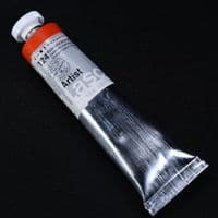 124 Cadmium Orange Deep. Lascaux Artists' Acrylic, 45ml tube