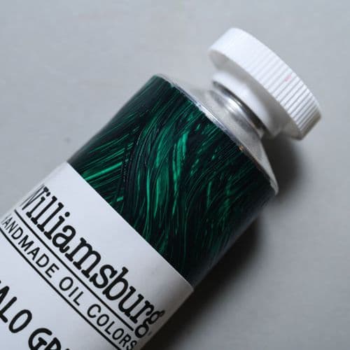 1284 Phthalo Green Williamsburg Handmade Oil Colour, 150ml tube