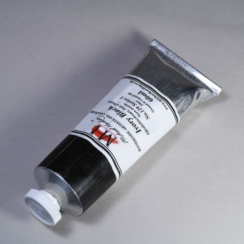 129 Ivory Black Michael Harding Oil Colour, 60ml tube
