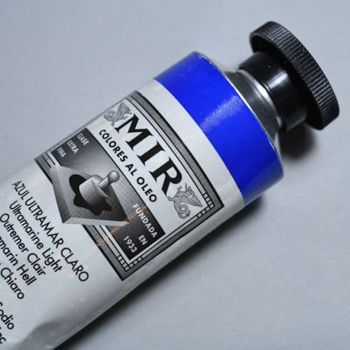 13 Ultramarine Light Mir Oil Colour, 200ml tube