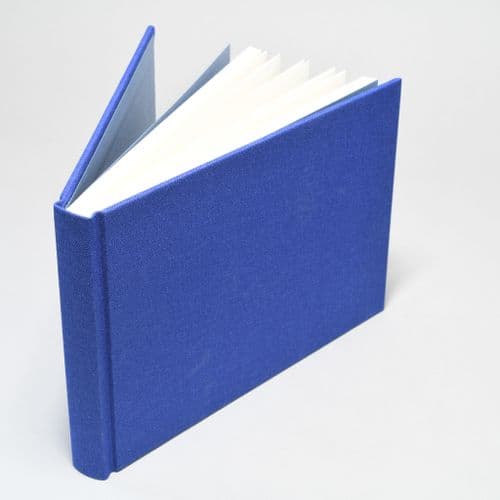 130413 APF Watercolor Sketchbook, Blue Cloth Cover, Landscape 17cm x 11.5cm