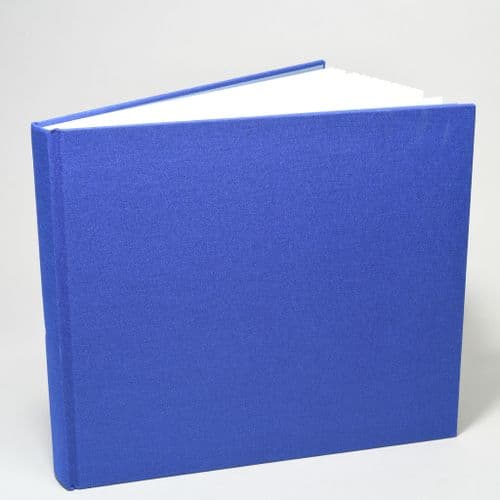 130513 APF Watercolor Sketchbook, Blue Cloth Cover, Landscape 24cm x 20.6cm