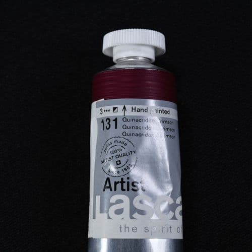 131 Quinacridone Crimson. Lascaux Artists' Acrylic, 45ml tube