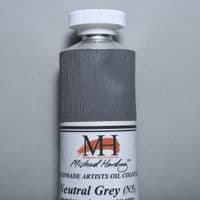 136 Neutral Grey N5 Michael Harding Oil Colour, 225ml tube. 5% off.
