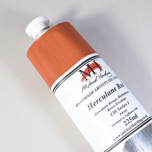 138 Herculane Red Michael Harding Oil Colour, 225ml tube