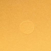 138119 USKbooks Watercolour Sketchbook, Mustard Linen Cover, Concertina 20cm x 20cm