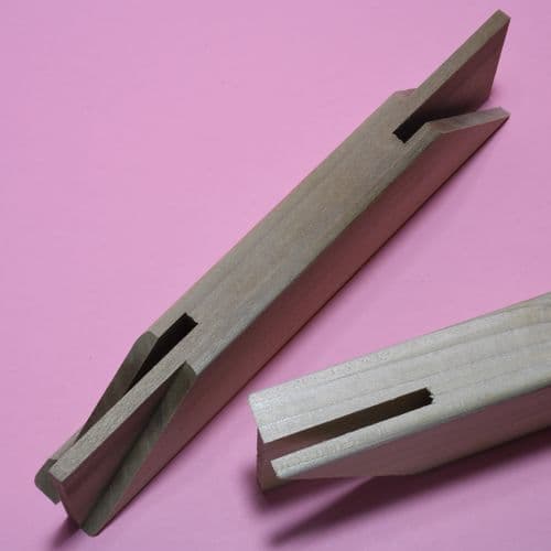 14" APF Workshop 'Special Purchase' Tulip Wood Stretcher Bar. Pair (2 bars) with Keyways