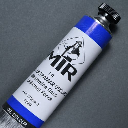 14 Ultramarine Deep Mir Oil Colour, 60ml tube