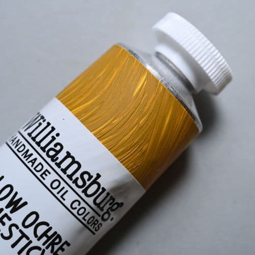 1401 Yellow Ochre (Domestic) Williamsburg Handmade Oil Colour, 150ml tube