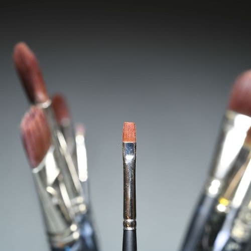 1402 Lascaux Artists' Brush Flat LB 2