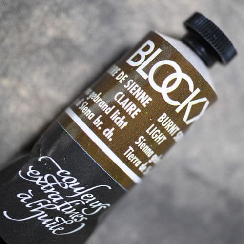 141 Burnt Sienna Light Blockx Oil Colour, 200ml tube.