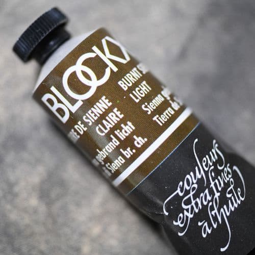 141 Burnt Sienna Light Blockx Oil Colour, 35ml tube.