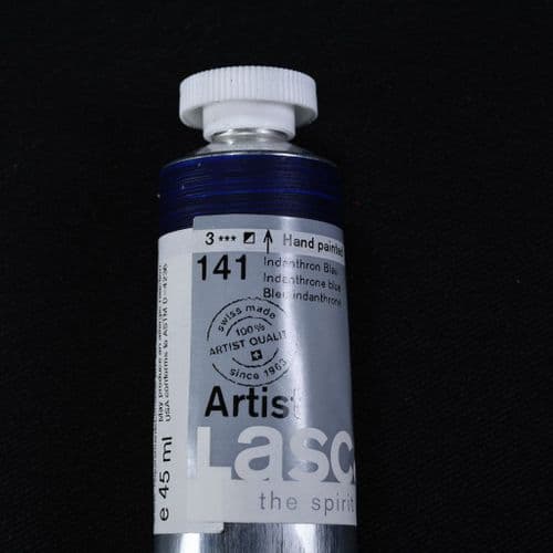 141 Indanthrone Blue, Lascaux Artists' Acrylic, 45ml tube