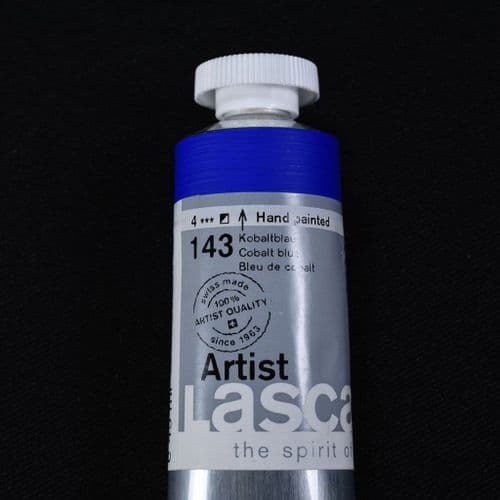 143 Cobalt Blue, Lascaux Artists' Acrylic, 45ml tube