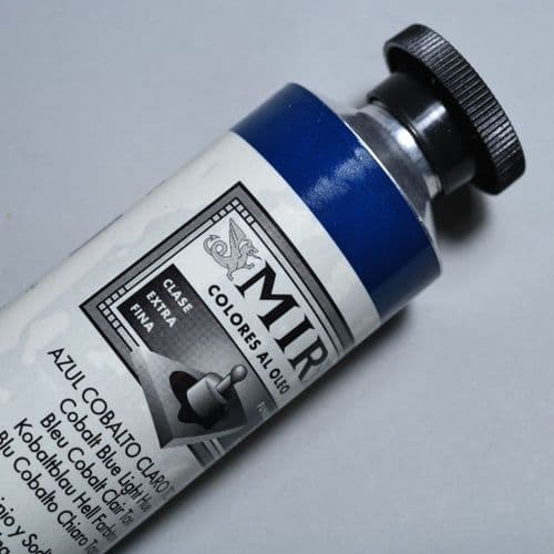 15 Cobalt Blue Light Hue Mir Oil Colour, 200ml tube