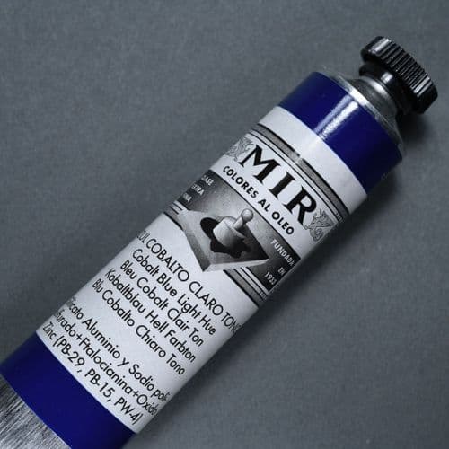 15 Cobalt Blue Light Hue Mir Oil Colour, 60ml tube
