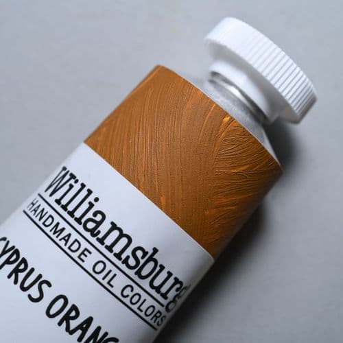 1512 Cyprus Orange Williamsburg Handmade Oil Colour, 150ml tube