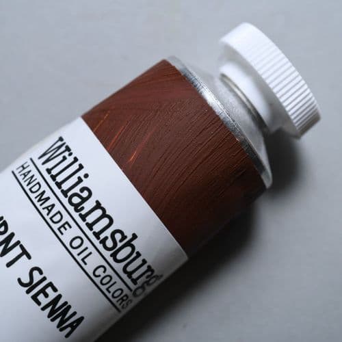 1521 Burnt Sienna Williamsburg Handmade Oil Colour, 150ml tube
