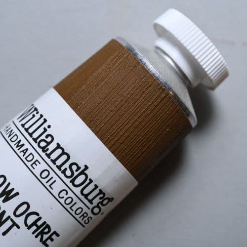 1541 Yellow Ochre Burnt Williamsburg Handmade Oil Colour, 150ml tube