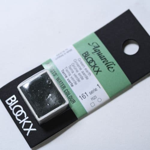 161 Terre Verte Blockx Watercolour Half Pan. 10% off (Discount applied at checkout).