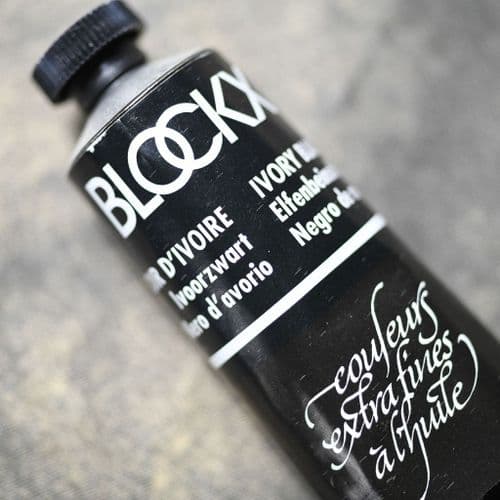171 Ivory Black Blockx Oil Colour, 35ml tube.