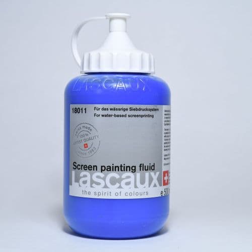 18011 Screen Painting Fluid. Lascaux, 500ml bottle