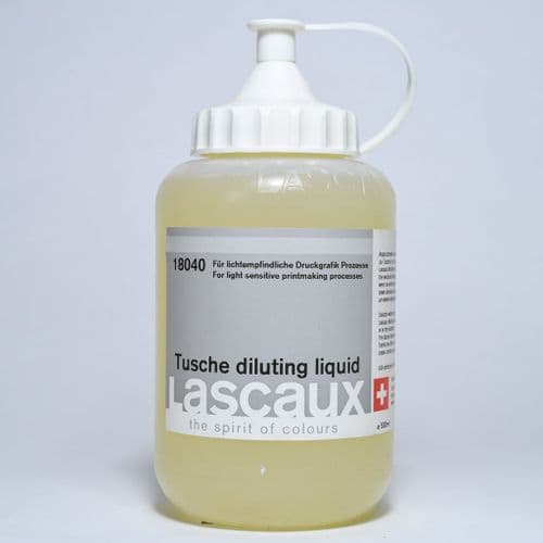 18040 Tusche Diluting Liquid. Lascaux, 500ml bottle