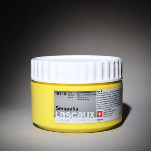 18110 Yellow Serigrafia. Lascaux, 250ml plastic container